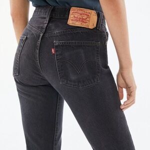 Black Made in the USA Vintage Levi 501’s